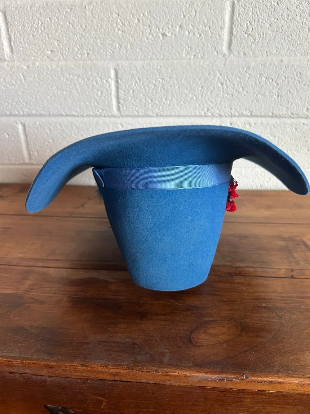 Vintage Eddy Bros. Wool Cowboy Hat - Ladies Long Size 7 - Bright Blue